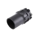 TE Connectivity CES Series Black Nylon, Polyolefin Cable Gland Locknut 1-3/8 to 12 UNF Thread Size, 12.7 mm Min. Cable CES-3