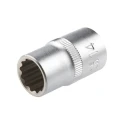 RS PRO 1/2 in Drive 14 mm 12 Point Square Chrome Vanadium Steel Socket 830-4105