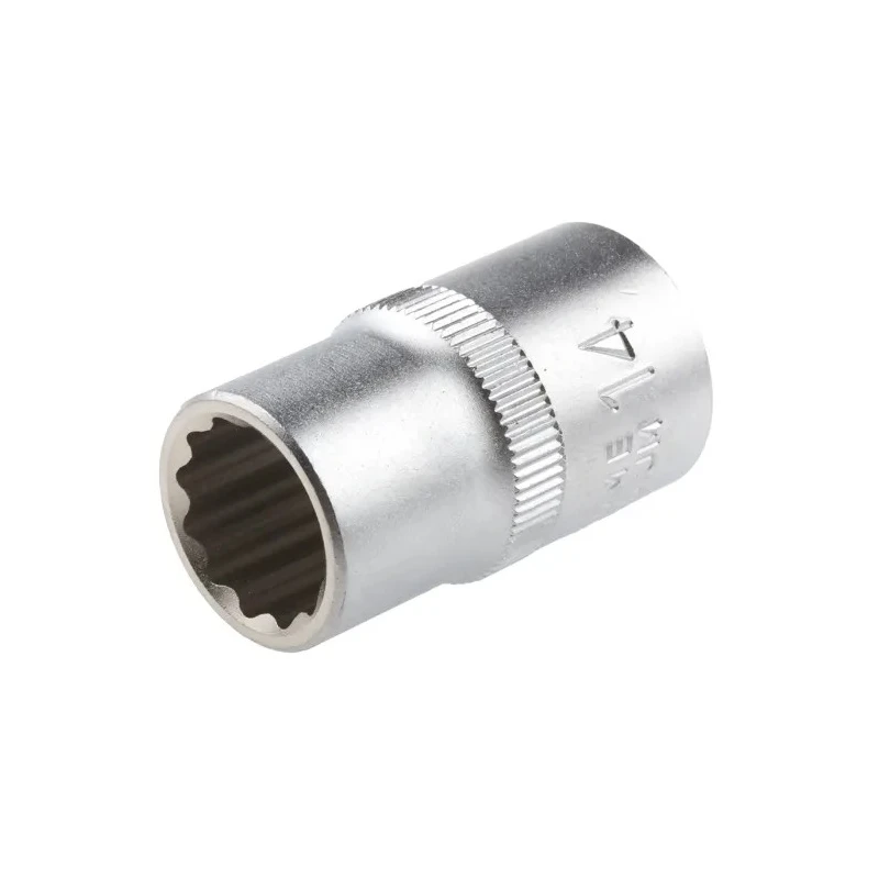 RS PRO 1/2 in Drive 14 mm 12 Point Square Chrome Vanadium Steel Socket 830-4105