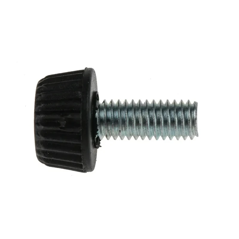 RS PRO Black Knurled Clamping Knob, M6 Thread Size, Thread Length 15mm, Knob Diameter 15 mm 830-4158
