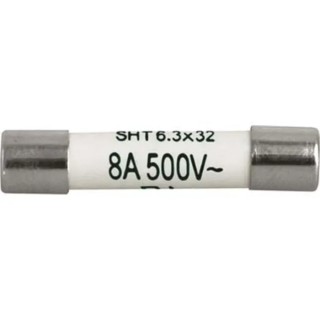 Schurter 1A Time Delay T Ceramic Cartridge Fuse 6.3 x 32 mm, 500V AC, SHT 6.3x32 Series 8020.5011.G