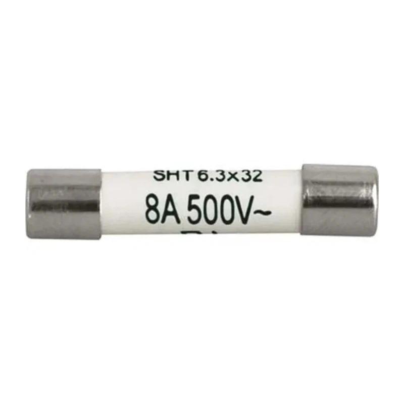 Schurter 1A Time Delay T Ceramic Cartridge Fuse 6.3 x 32 mm, 500V AC, SHT 6.3x32 Series 8020.5011.G