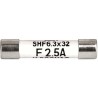 Schurter 1A Fast Acting Ceramic Cartridge Fuse 6.3 x 32 mm, 500V ac 8020.5068.G