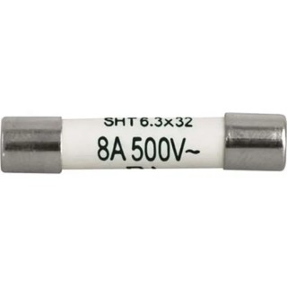 Schurter 6.3A Time Delay Ceramic Cartridge Fuse 6.3 x 32 mm 500V AC SHT 6.3x32 8020.5019.G