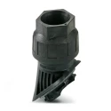 Phoenix Contact HC Series Cable Gland, 1-Contact, Black, PA Material, 19-28 mm Cable Diameter, 500V Voltage 1407672