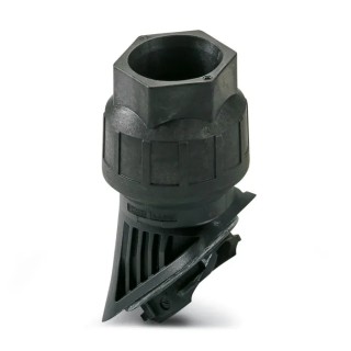 Phoenix Contact HC Series Cable Gland, 1-Contact, Black, PA Material, 19-28 mm Cable Diameter, 500V Voltage 1407672
