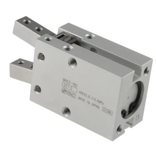 SMC 2 Finger Double Acting Action Pneumatic Gripper, Angle Gripping Type, Bore 16mm, 0.6 Mpa, MHC2-16D