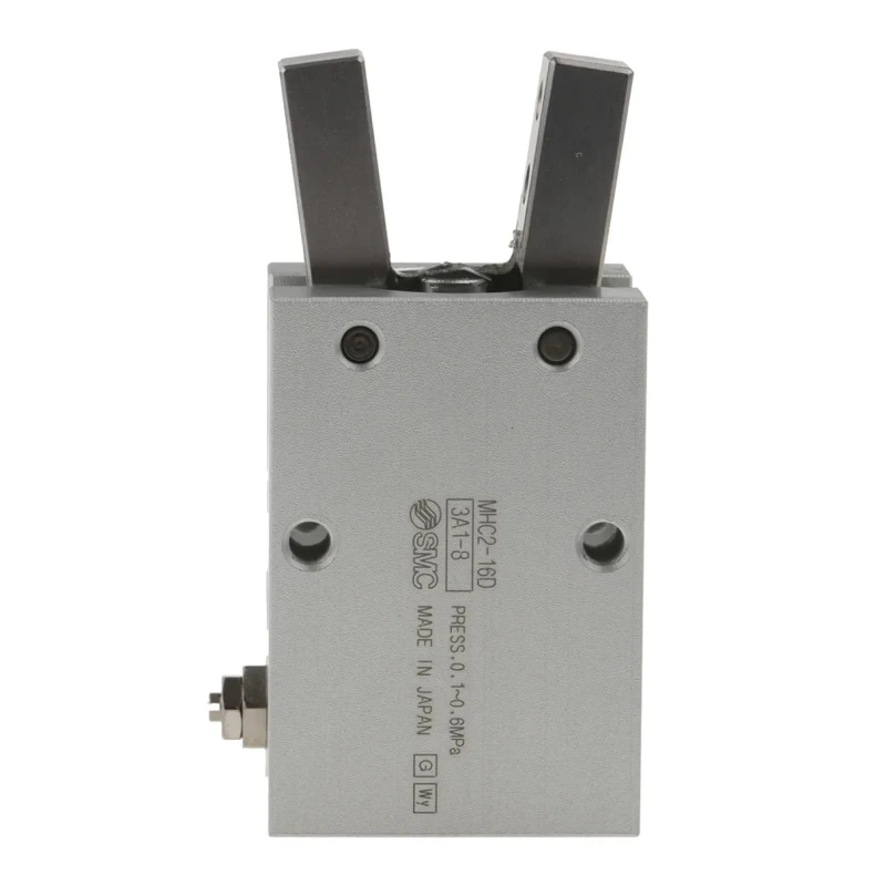 SMC 2 Finger Double Acting Action Pneumatic Gripper, Angle Gripping Type, Bore 16mm, 0.6 Mpa, MHC2-16D