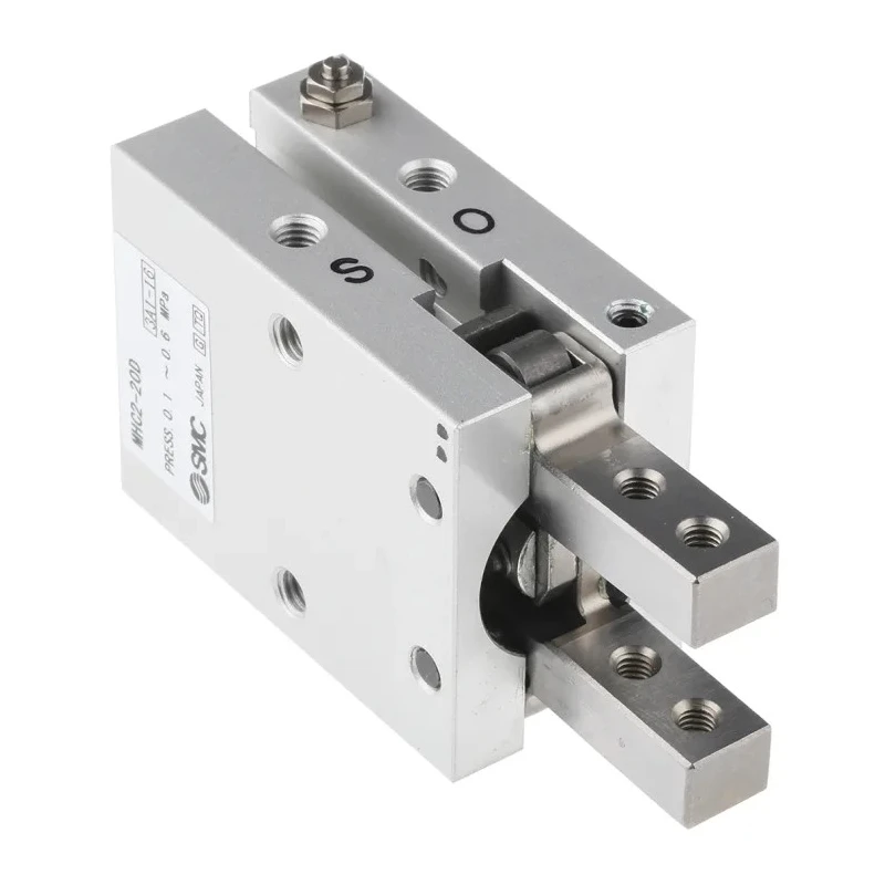 SMC 2 Finger Double Acting Action Pneumatic Gripper, Angle Gripping Type, Bore Diameter 20mm, Maximum Pressure 0.6 MHC2-20D