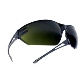 Bolle Safety Welding Glasses with Anti-Fog Coating and Anti-Scratch Polycarbonate Frame Black Green Shade 5 SLAWPCC5