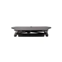 StarTech.com Sitting/Standing Computer Desk Steel Adjustable Height, Keyboard Shelf, 160 mm x 1134 mm x 703 mm ARMSTSCORNR
