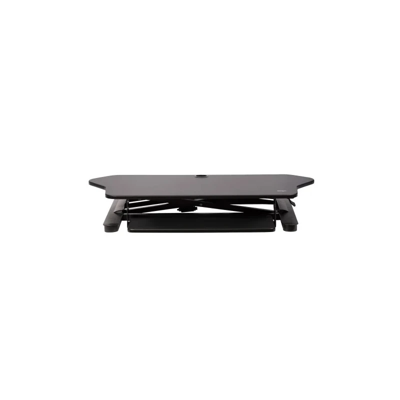 StarTech.com Sitting/Standing Computer Desk Steel Adjustable Height, Keyboard Shelf, 160 mm x 1134 mm x 703 mm ARMSTSCORNR