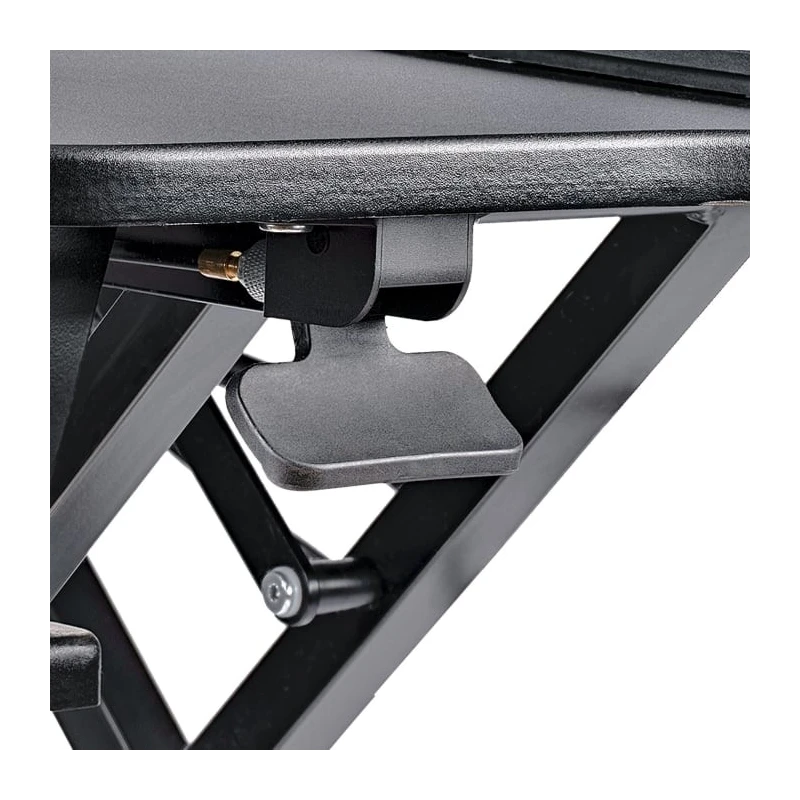 StarTech.com Sitting/Standing Computer Desk Steel Adjustable Height, Keyboard Shelf, 160 mm x 1134 mm x 703 mm ARMSTSCORNR