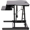 StarTech.com Sitting/Standing Computer Desk Steel Adjustable Height, Keyboard Shelf, 160 mm x 1134 mm x 703 mm ARMSTSCORNR
