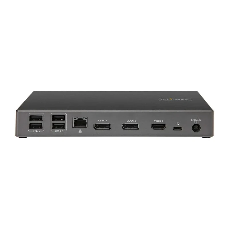 StarTech.com USB Docking Station 3 Display Outputs 3840x2160 Pixel HDMI DisplayPort USB Type C Type A 6-Port DK31C2DHSPDUE
