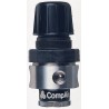 Parker Pneumatic Regulator 1/2 in Port Size, 20.7 bar Max Operating Pressure, 1/4 in G Pressure Gauge Port PR10G04CSS