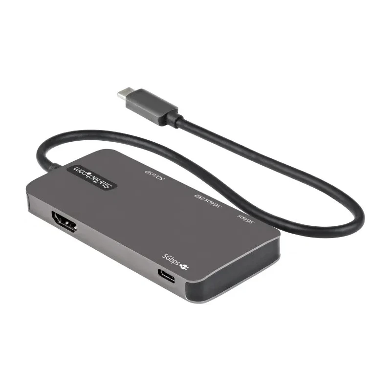StarTech.com USB C Docking Station with HDMI Video Output, 3840 x 2160 Pixel Resolution, 3 USB Ports DKT30CHSDPD