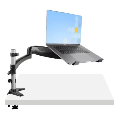 StarTech.com Black TV Bracket Desk Mount , 8 kg Load Capacity, VESA 75x75 mm or 100x100 mm, 310mm Height, 570mm ARMUNONB1