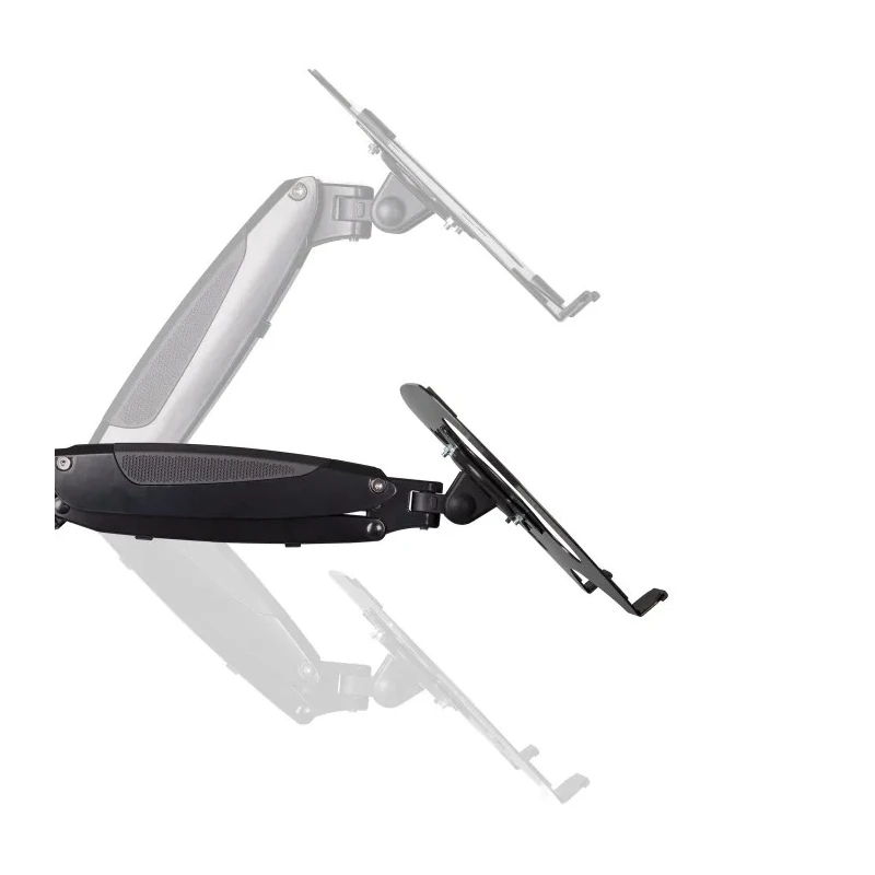StarTech.com Black TV Bracket Desk Mount , 8 kg Load Capacity, VESA 75x75 mm or 100x100 mm, 310mm Height, 570mm ARMUNONB1