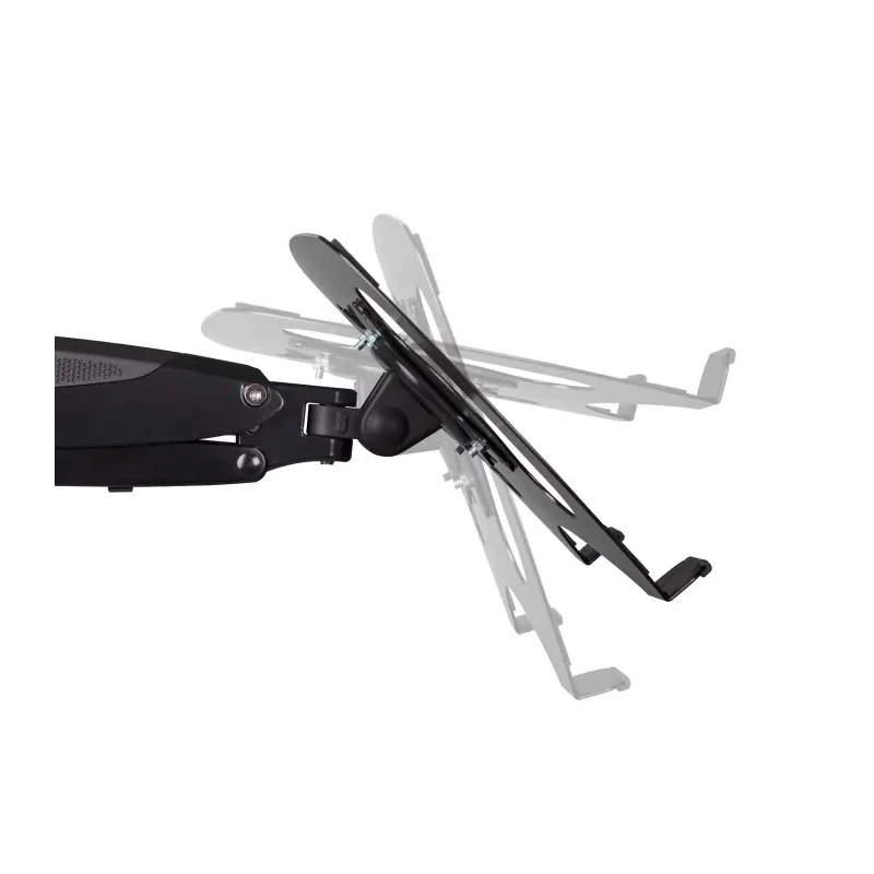StarTech.com Black TV Bracket Desk Mount , 8 kg Load Capacity, VESA 75x75 mm or 100x100 mm, 310mm Height, 570mm ARMUNONB1