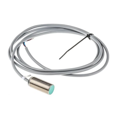 Pepperl + Fuchs Threaded Barrel Inductive Proximity Sensor, M18 x 1, 2-Wire 30V DC, 5 mm Detection Distance NBB5-18GM40-Z0