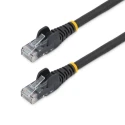 StarTech.com Cat6 Ethernet Cable 4 Core, Black, 5 m Length, Unshielded Unscreened Snagless Low Smoke Zero Halogen Cat6