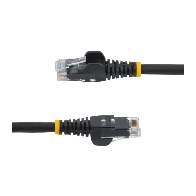 StarTech.com Cat6 Ethernet Cable 4 Core, Black, 5 m Length, Unshielded Unscreened Snagless Low Smoke Zero Halogen Cat6