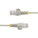 StarTech.com Slim Ethernet Cable 4 Core 28 AWG Copper Low Smoke Zero Halogen Grey 1.5 m Terminated Snagless Unshielded Cat6