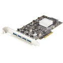 StarTech.com 4 Port USB Card USB 3.2 Gen 2 10Gbps PCI Express Adapter PEXUSB314A2V2