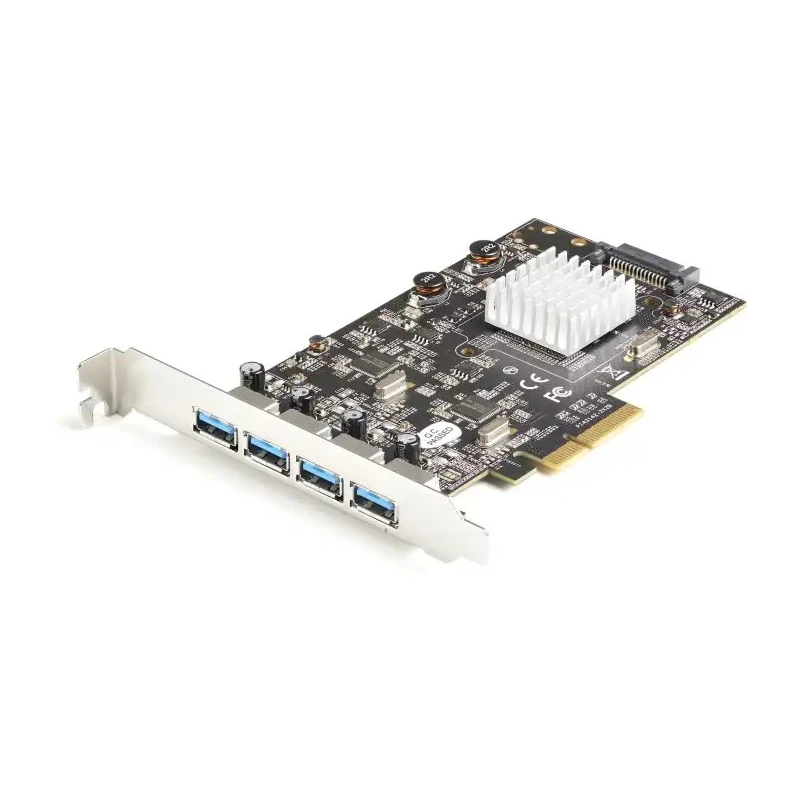 StarTech.com 4 Port USB Card USB 3.2 Gen 2 10Gbps PCI Express Adapter PEXUSB314A2V2