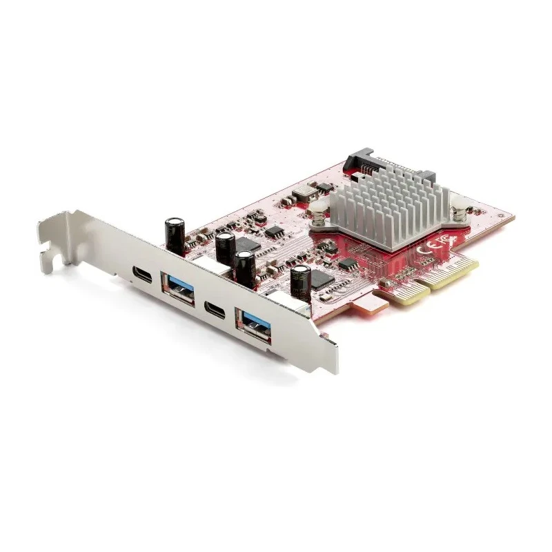StarTech.com 4 Port USB Card USB 3.2 Gen 2 10Gbps with USB Type C PEXUSB312A2C2V