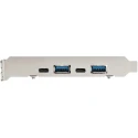 StarTech.com 4 Port USB Card USB 3.2 Gen 2 10Gbps with USB Type C PEXUSB312A2C2V