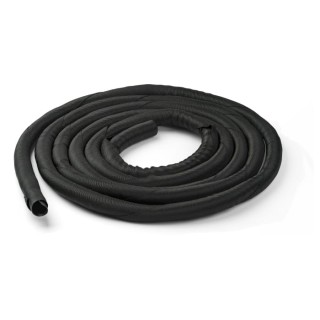 StarTech.com 15 ft Black Polyester Nylon Cable Cover Sleeve Flame Resistant UL94 V0 WKSTNCM2