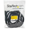StarTech.com 15 ft Black Polyester Nylon Cable Cover Sleeve Flame Resistant UL94 V0 WKSTNCM2