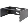 StarTech.com Black 4U Steel 2 Post Frame Server Rack, 183 mm Height, 35 mm Depth WALLMOUNT4