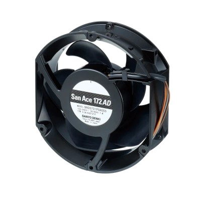 Sanyo Denki San Ace Series Axial Fan 100V AC, 240V AC, 6.7 m³/min Airflow, 17W Power, 300 mA Max Current 9AD5701P5H003