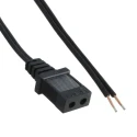 Sanyo Denki Power Cable Assembly Plug Cord 2.1 m for Use with ACDC Fan 489-1635-L21