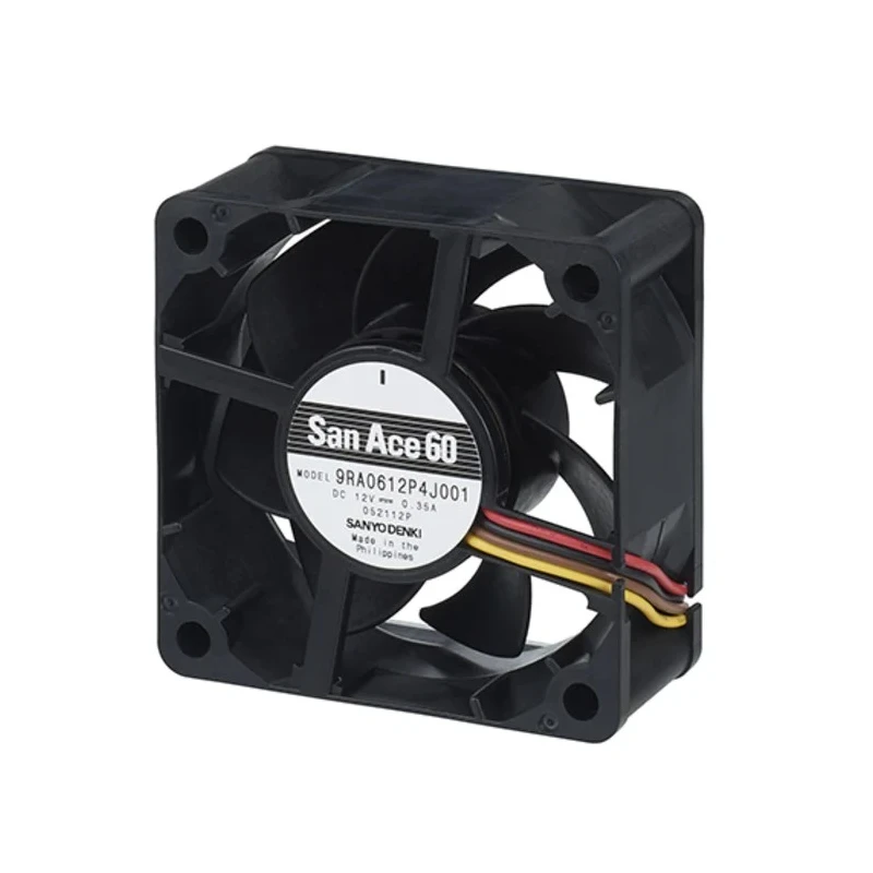 Sanyo Denki San Ace Series Axial Fan 24 V DC 4.32 W 1.1 m³/min Airflow 7700 RPM Model 9RA0624P4J001