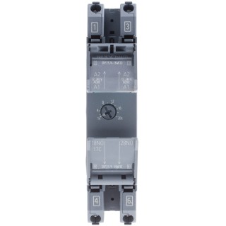 Siemens 3RP25 Series DIN Rail Timer Relay, 2-Contact, 250 V DC, 12-240 V AC, 1 to 20 s Delay, 1-Function, DPST 3RP2574-1NW30