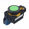 Idec Push Button Switch, Momentary, Panel Mount, 22 mm Cutout, 1 NO, IP20 IP65 IP66 IP67, 240 V Contact, CW1B-M1E10G