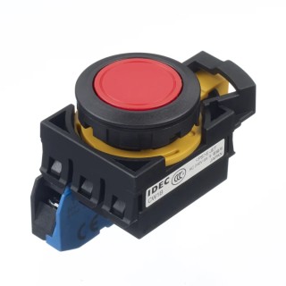 Idec Push Button Switch Momentary Panel Mount 22 mm Cutout 240 V CW1B-M1E10R