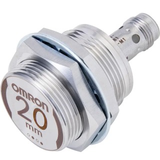 Omron Threaded Barrel Inductive Proximity Sensor, M30 Thread Size, 30V DC, 20 mm Detection Distance, NPN E2EW-X20C130-M1
