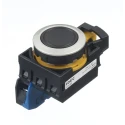 Idec CW Series Push Button Switch, Momentary, Panel Mount, 22 mm Cutout, 1 NO Contact, IP20/IP65/IP66/IP67, 240 V CW4B-M1E10B