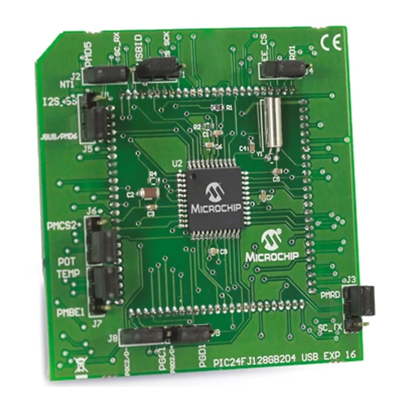 Microchip PIC24FJ128GB204 MCU Plug-In Module for Explorer 16/32 Development Board MA240036