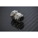 Alpha Wire Metallic Nickel Plated Brass Cable Gland, M16 Thread, 5 mm to 10 mm Diameter, IP68, Locknut Included 831-9021