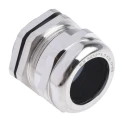RS PRO Metallic Nickel Plated Brass Cable Gland M32 Thread Size, 15 mm Min. Cable Diameter, 22 mm Max. Cable 831-9037