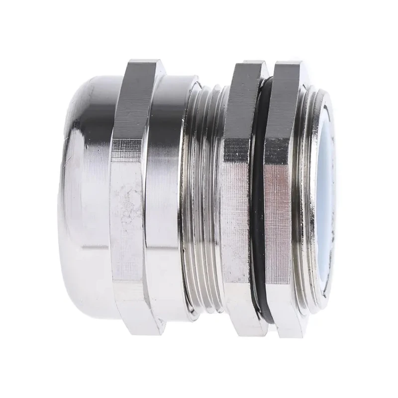 RS PRO Metallic Nickel Plated Brass Cable Gland M32 Thread Size, 15 mm Min. Cable Diameter, 22 mm Max. Cable 831-9037