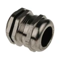 SIB Metallic Nickel Plated Brass Cable Gland M25 Thread, 9 mm to 16 mm Diameter, IP68 Rated, Locknut Included 831-9028