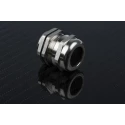 SIB Metallic Nickel Plated Brass Cable Gland M25 Thread, 9 mm to 16 mm Diameter, IP68 Rated, Locknut Included 831-9028