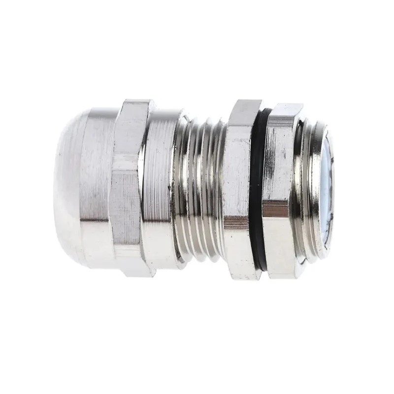 Alpha Wire Metallic Nickel Plated Brass Cable Gland PG9 Thread, 4 mm to 8 mm Cable Diameter, IP68 831-9040